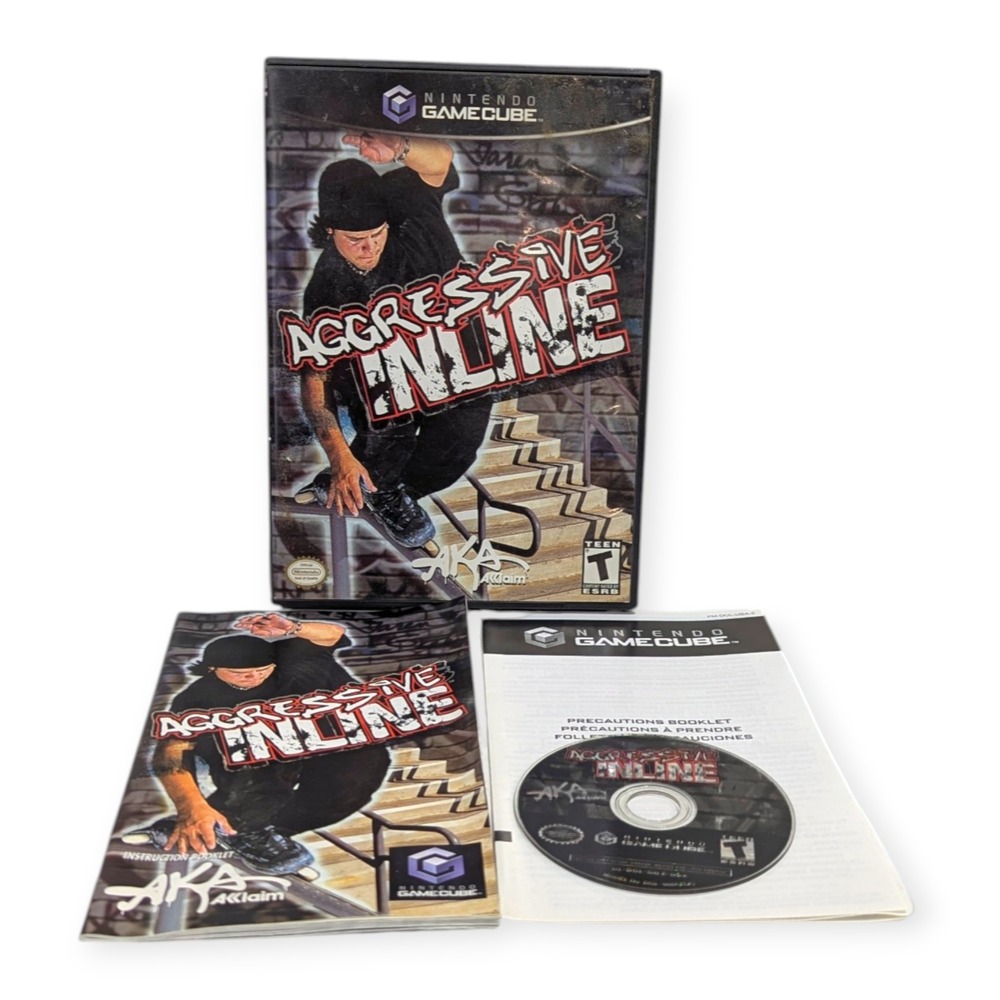 Aggressive Inline Nintendo GameCube CIB Complete With Manual Acclaim